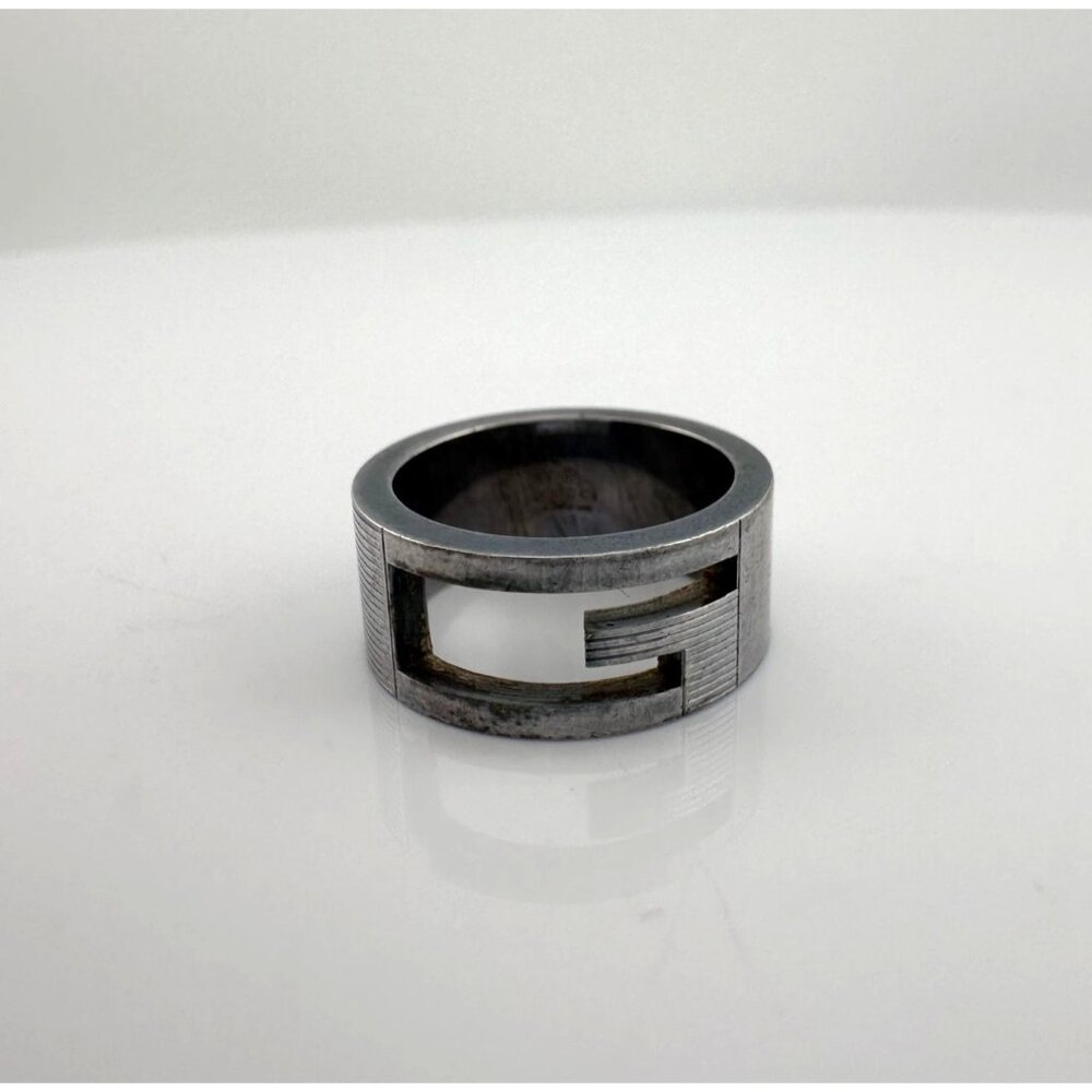 Gucci Abstract G Ring with GG Dust bag and Gucci Box - Size 4.25 - Picture 4 of 13